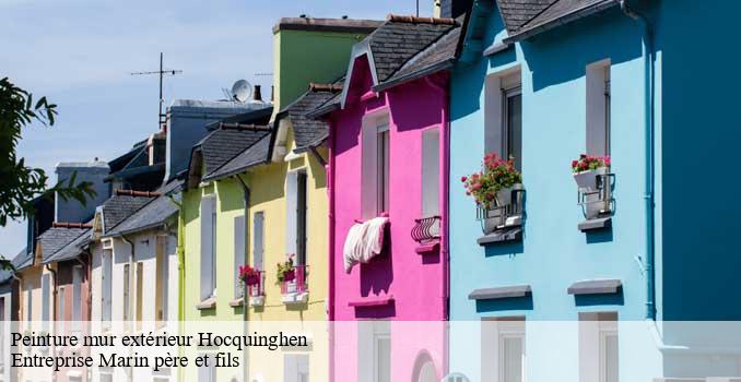 Peinture mur extérieur hocquinghen-62850 Entreprise Marin père et fils