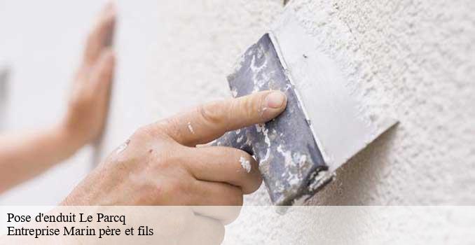 Pose d'enduit le-parcq-62770 Entreprise Marin père et fils