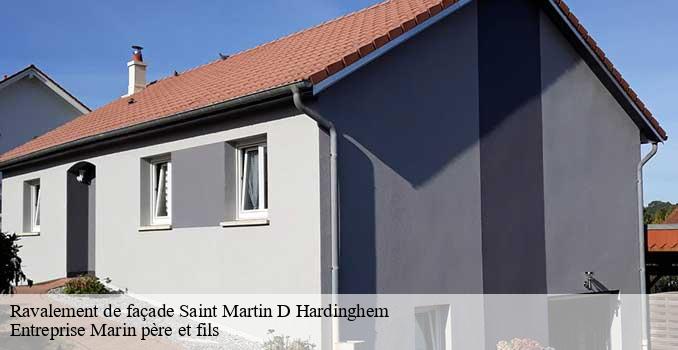 Ravalement de façade saint-martin-d-hardinghem-62560 Entreprise Marin père et fils