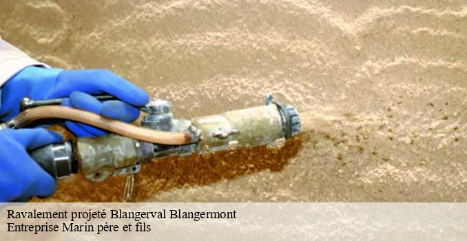 Ravalement projeté blangerval-blangermont-62270 Entreprise Marin père et fils