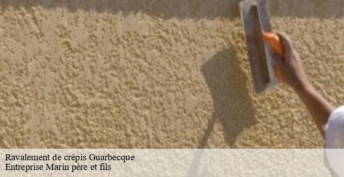 Ravalement de crépis guarbecque-62330 Entreprise Marin père et fils
