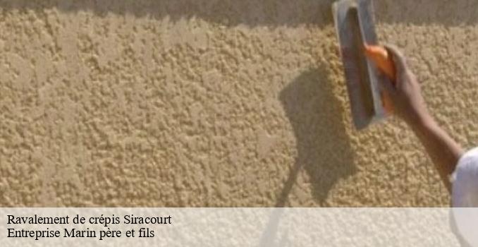 Ravalement de crépis  siracourt-62130 Entreprise Marin père et fils