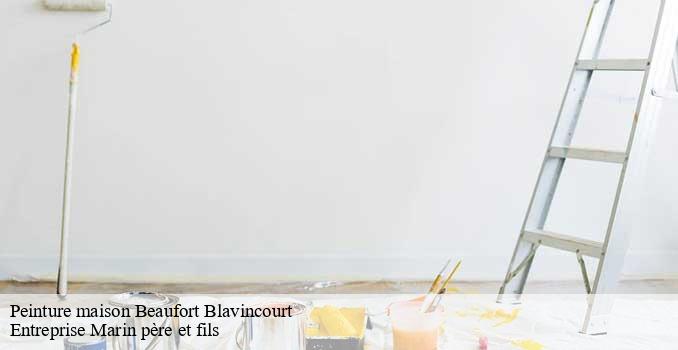 Peinture maison beaufort-blavincourt-62810 Entreprise Marin père et fils