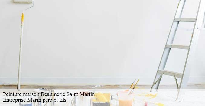 Peinture maison beaumerie-saint-martin-62170 Entreprise Marin père et fils