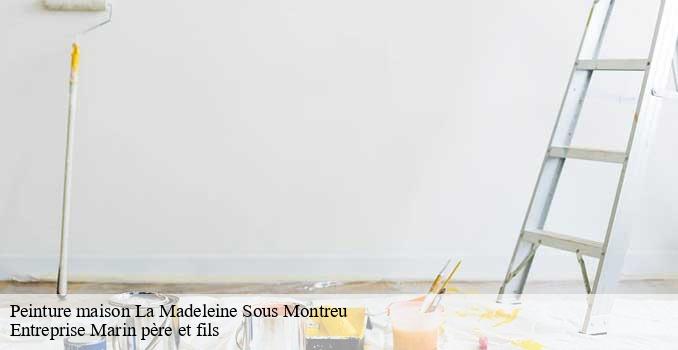 Peinture maison la-madeleine-sous-montreu-62170 Entreprise Marin père et fils