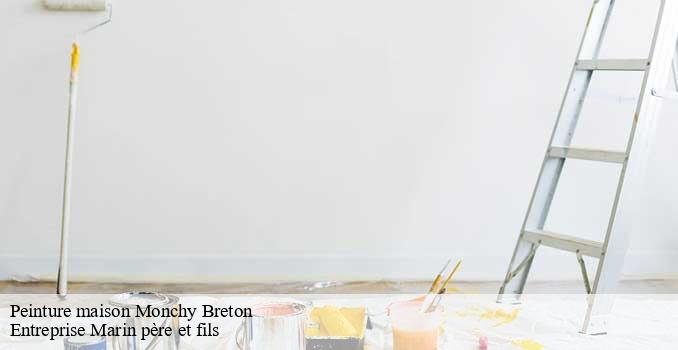 Peinture maison monchy-breton-62127 Entreprise Marin père et fils